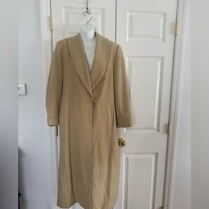 Elegant Tan Long Coat